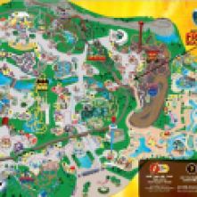 Six Flags Map
